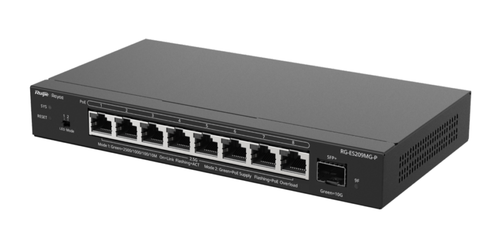 ארגוקום|מתגי 2.5G PoE מסדרת ES200MG